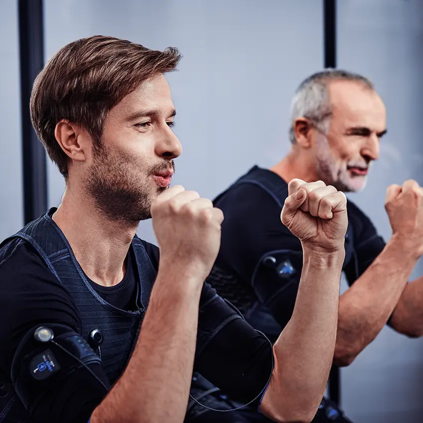 Effektiver Kraftaufbau mit EMS-Training